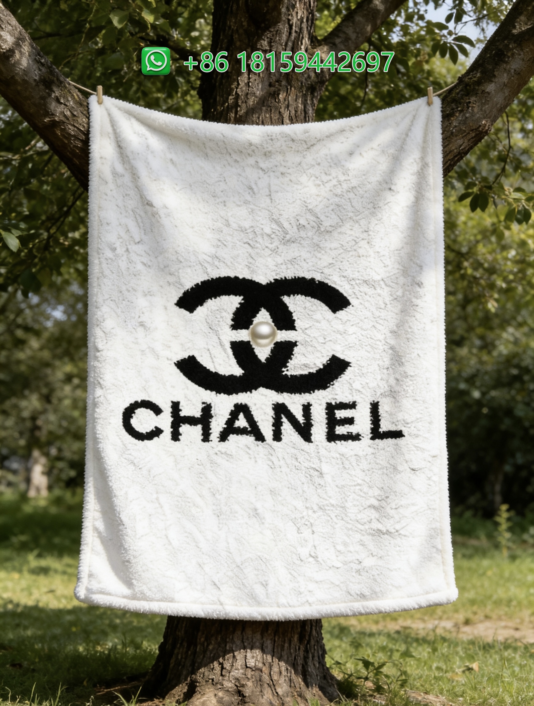 Chanel Throw Blankets